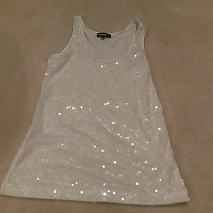 Sequin tank top